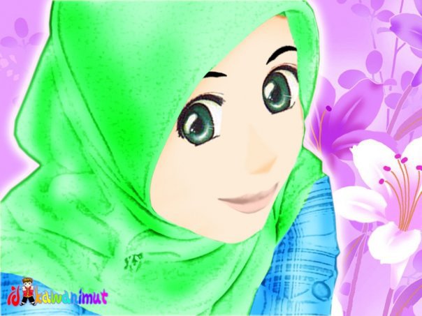 Gambar Animasi Muslim dan Muslimah