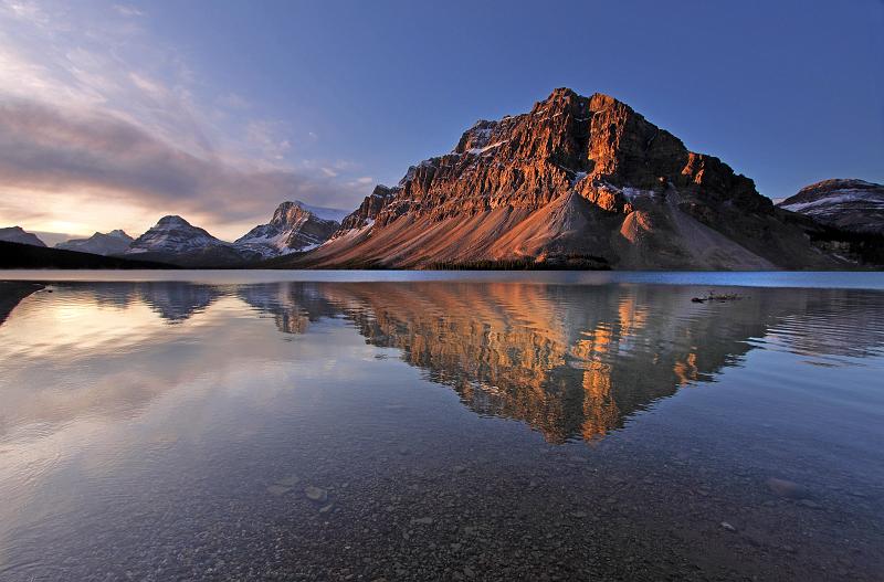 Alberta, Canada - Bow Lake Sunrise