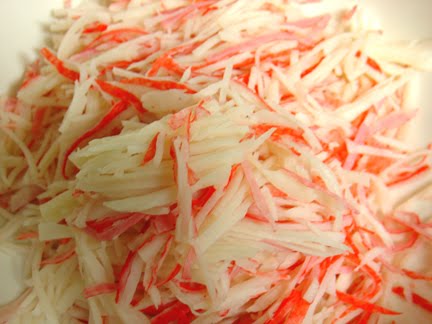 I'm sure you've noticed that imitation crab has a bright red surface. I'm sure you've noticed that imitation crab has a bright red surface.