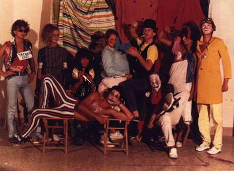 Gli amici del cast. Quinto Piano 1982