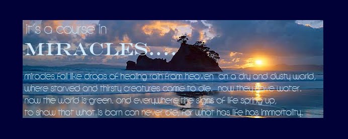 it's a course in MIRACLES...