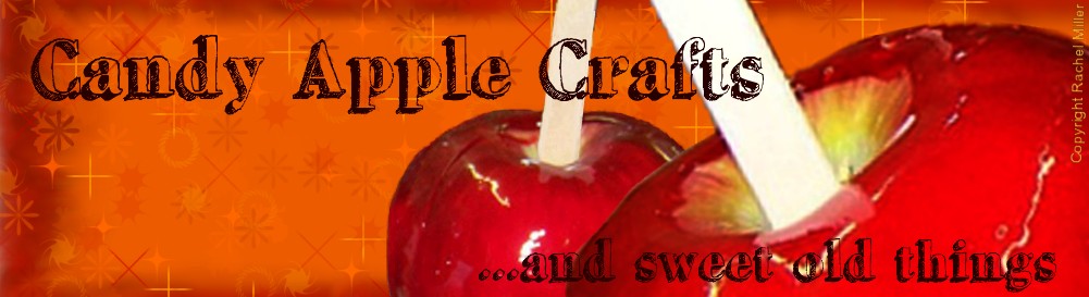 Candy Apple Crafts and Sweet Old Things