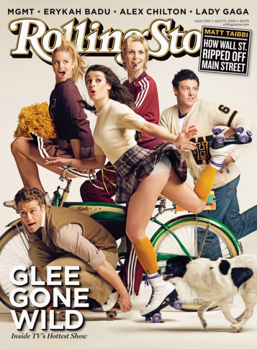 Check out the cast of Glee on the cover of the new Rolling Stone! Check out the cast of Glee on the cover of the new Rolling Stone!