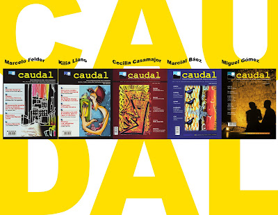Afiche Primer Aniversario de Caudal por Kilia Llano