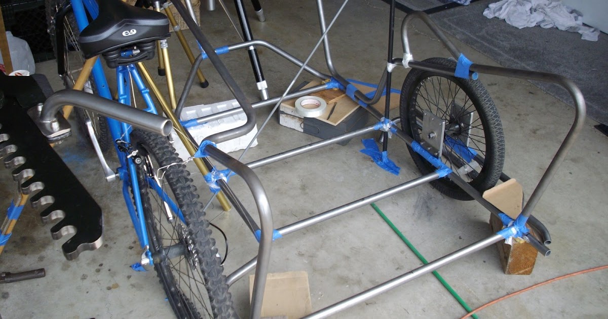 tandem bike with sidecar