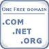 Gratis Domain .com, .net, .org