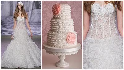 Design  Wedding Cake Online on Wedding Design Blog  Wedding Cake Inspiration From Your Wedding Dress