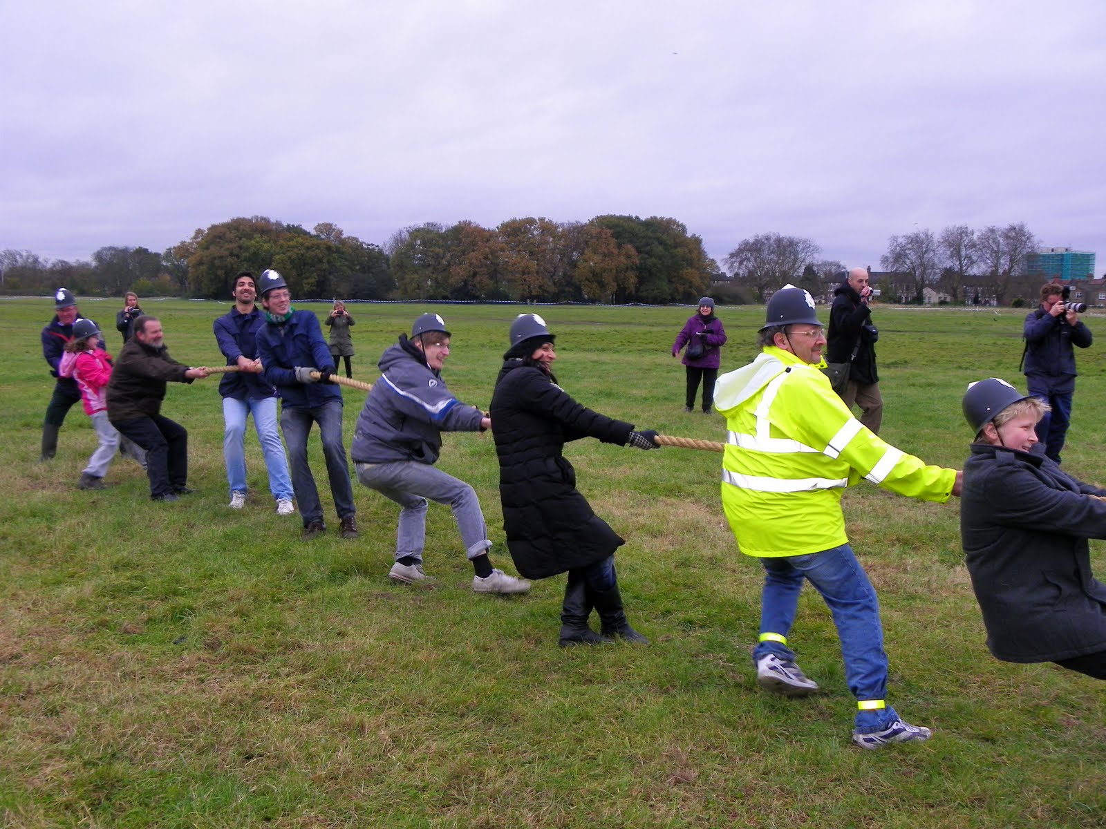 Random Blowe 'Police' Lose TugofWar To Residents On Wanstead Flats