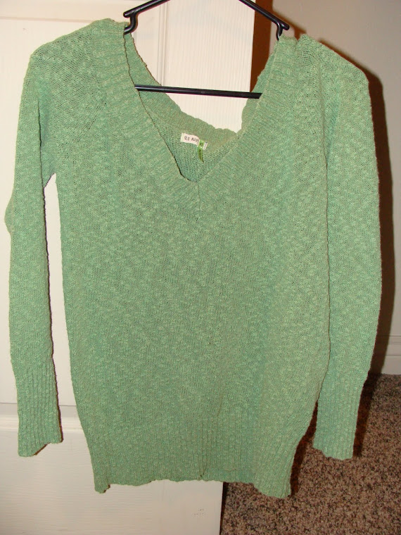 Green Sweater way cute