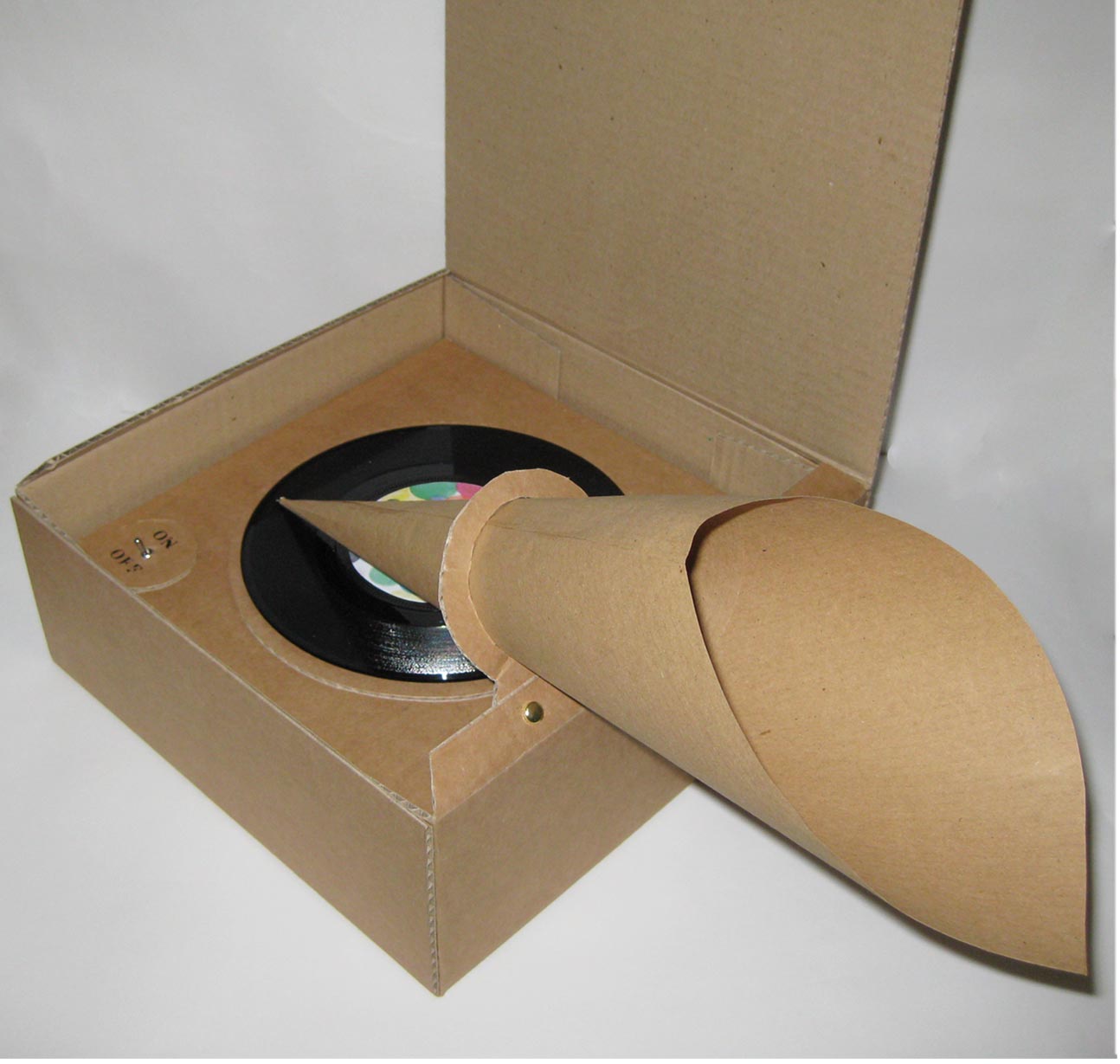 Embletree Cardboard Record Player