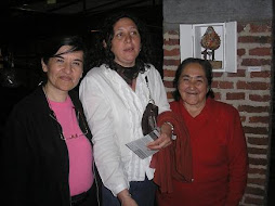 M. A. Carte Morales, su madre y Mabel Sacavino