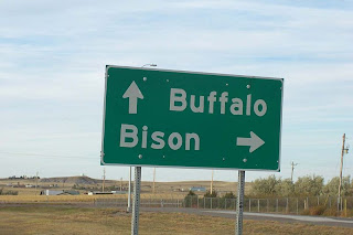 Buffalo Bison sign
