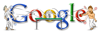 Google PingPong Logo - Olympics 2004