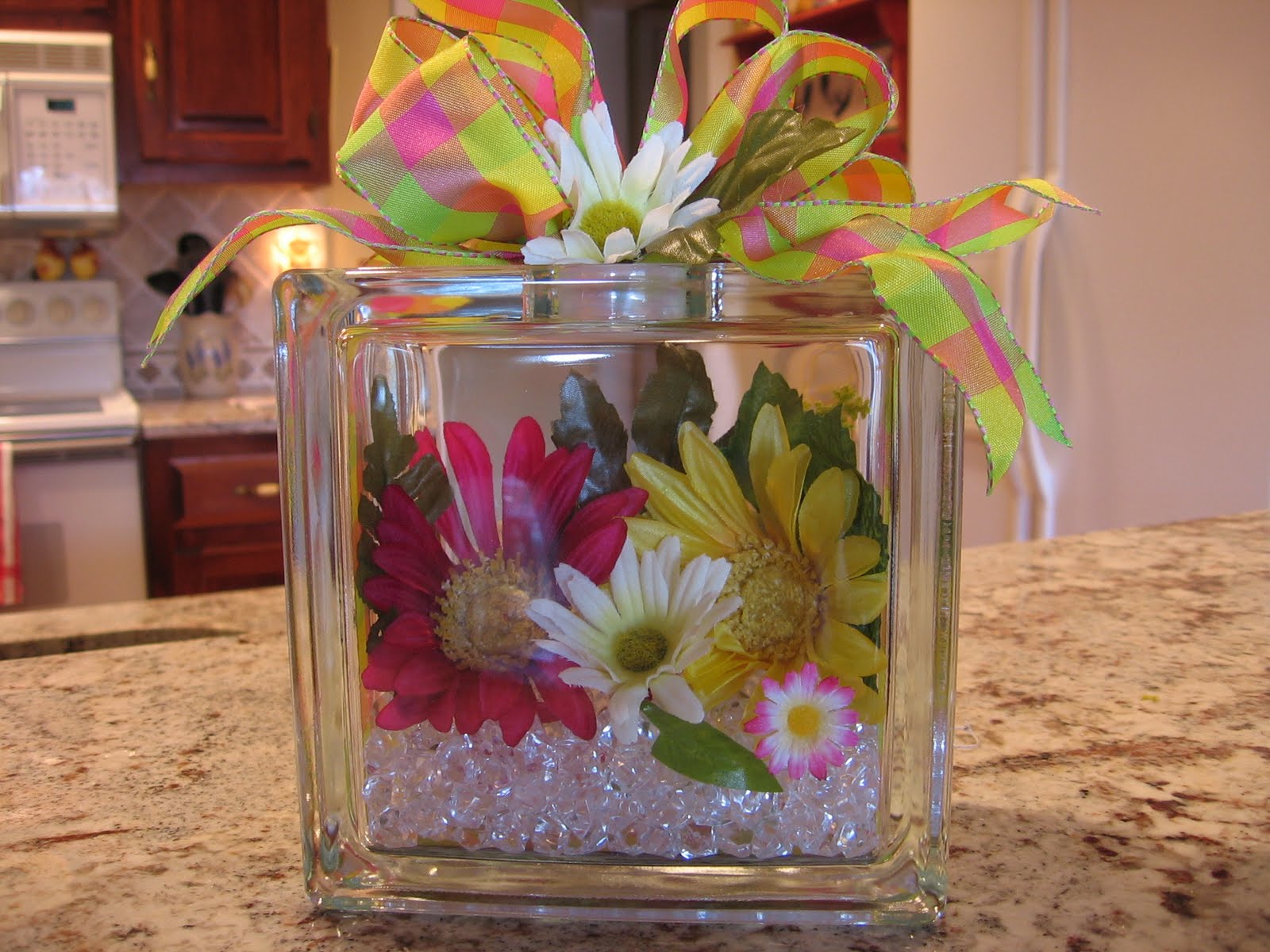 Lavender Hill Cottage Glass Blocks