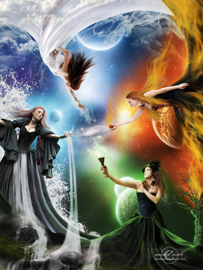 Picture Wallpaper on Wallpaper The Elemental Goddesses