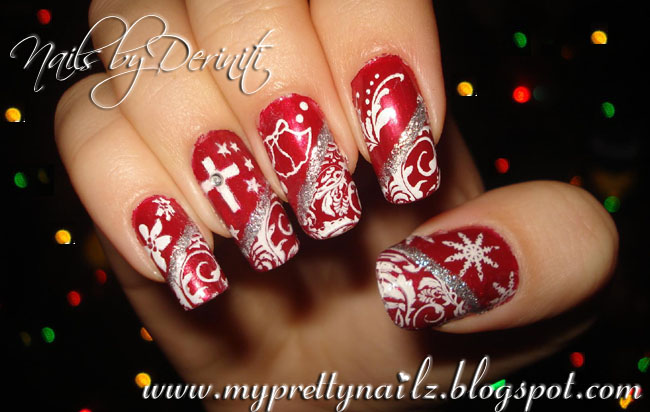 christian christmas nail art