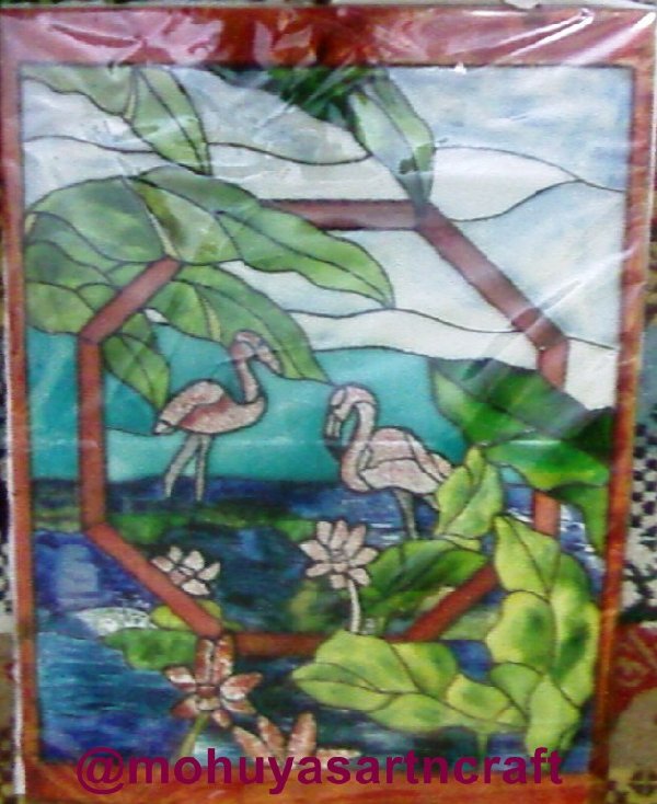 Mohuya Rout Glass Crystal Painting