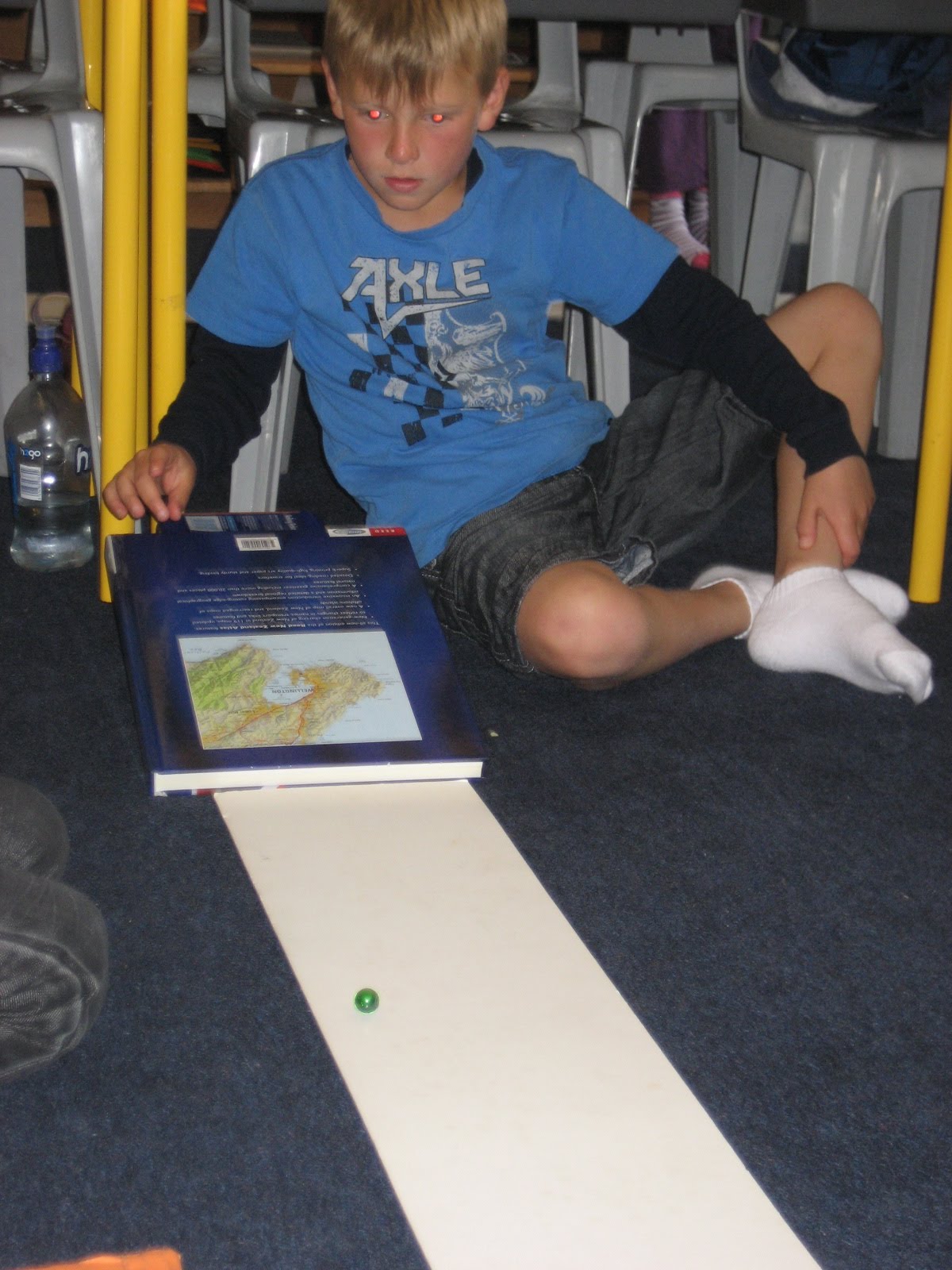 ScienceEHS What effect does friction have on rolling marbles?