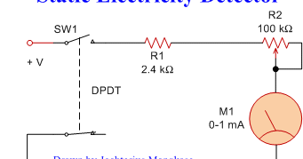 Static Electricity Detector Electronic Idea