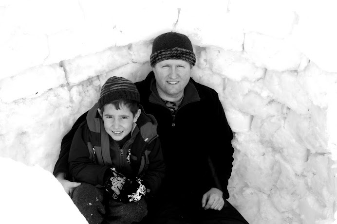 Father and Son Winter Fun!