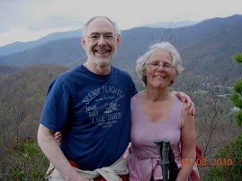 Fernne and Roger in the Blue Ridge Mountains of North Carolina