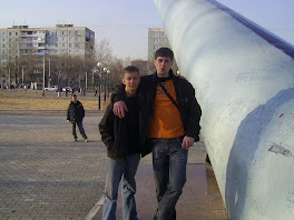 Vova with friend Igor (Vova is on the left)