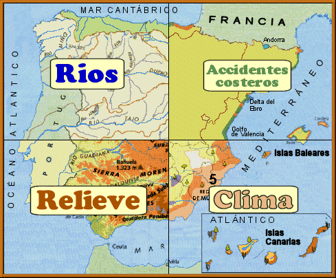 GEOGRAFIA ESPANYA geografia espanya: