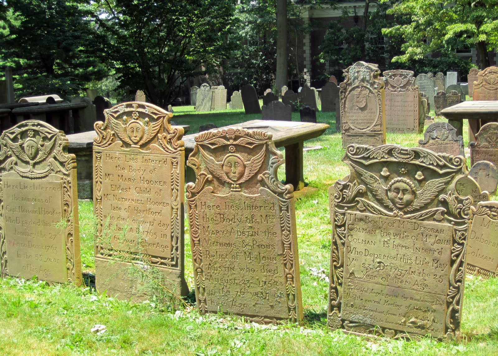 Naples and Hartford in Season Ancient Burying Ground