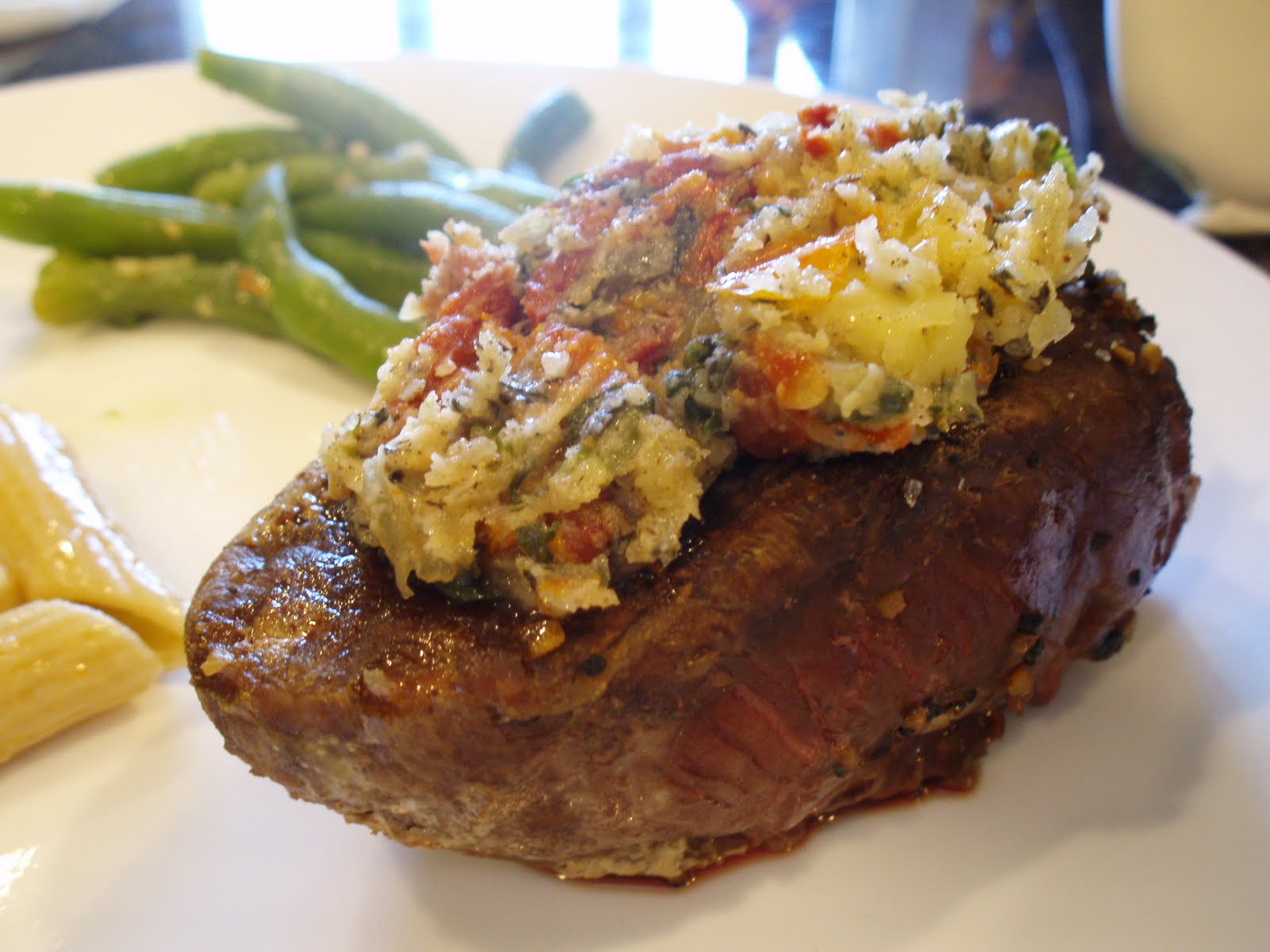 Gourmet Steaks with Sundried Tomato and Herb Butter