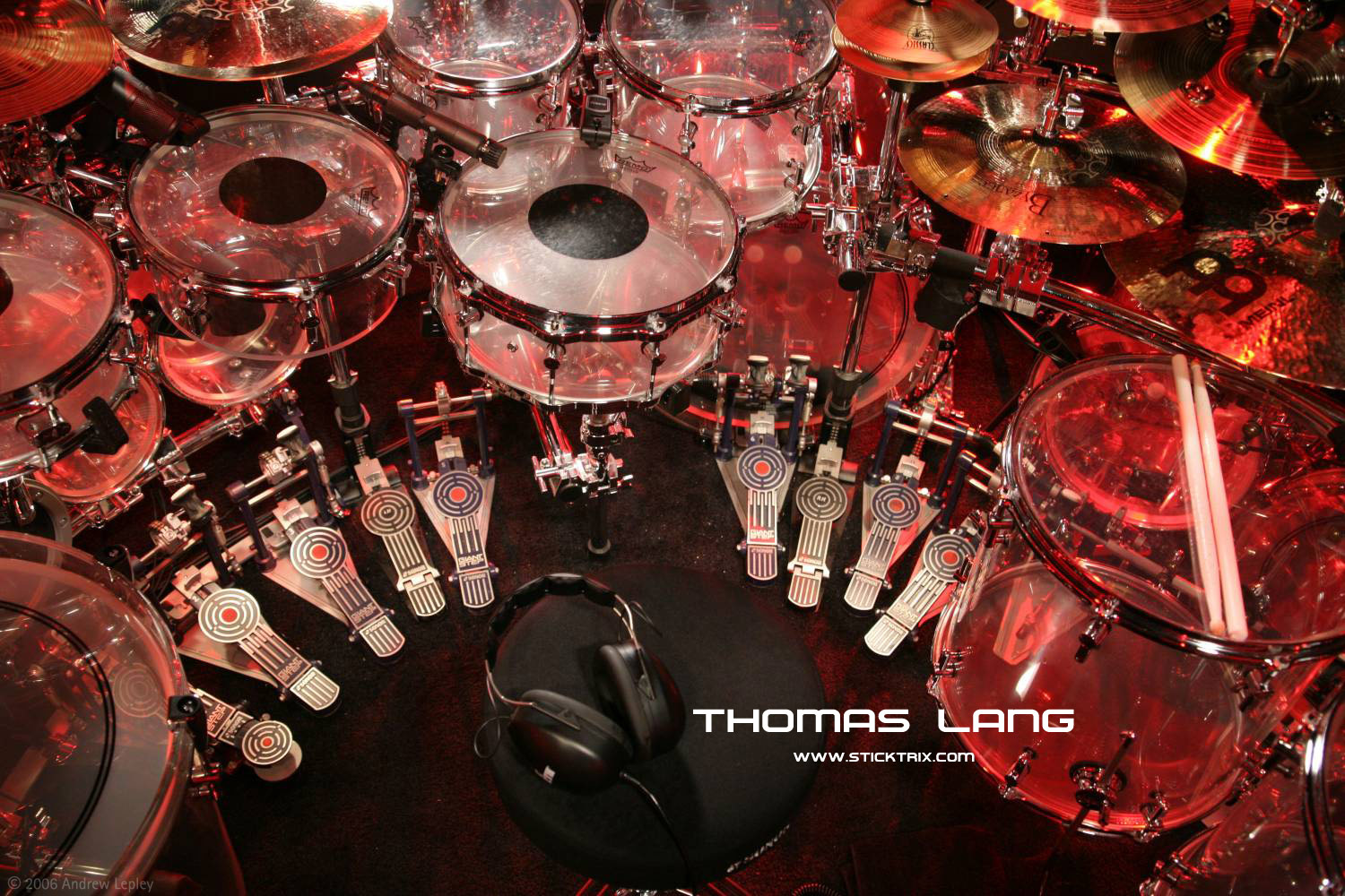 Tomas Langs Drum kit