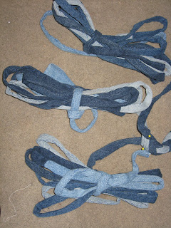 denim braided rug