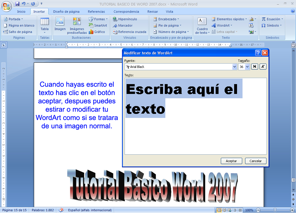 formato ms word