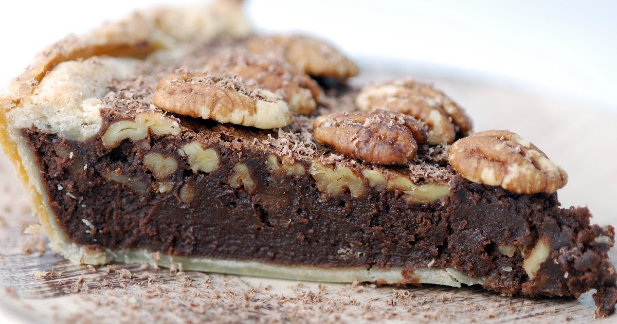 Vegetable Matter Chocolate Pecan Fudge Pie