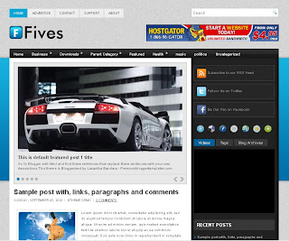 Fives Blogger Template