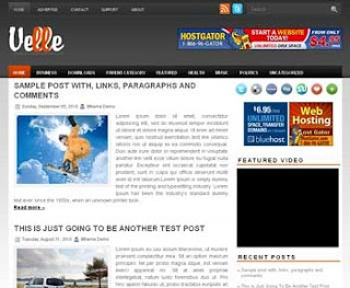 Velle Blogger Template