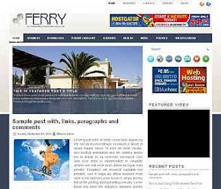 Ferry Blogger Template
