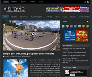 Bravis Blogger Template