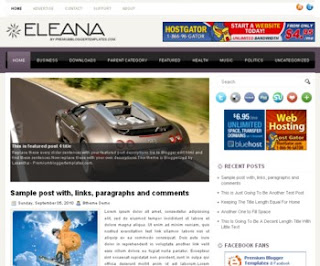 Eleana Blogger Template
