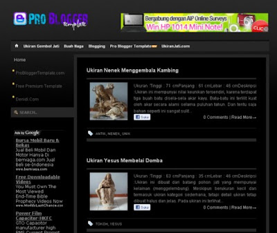 Denidi SimpleSense Blogger Template