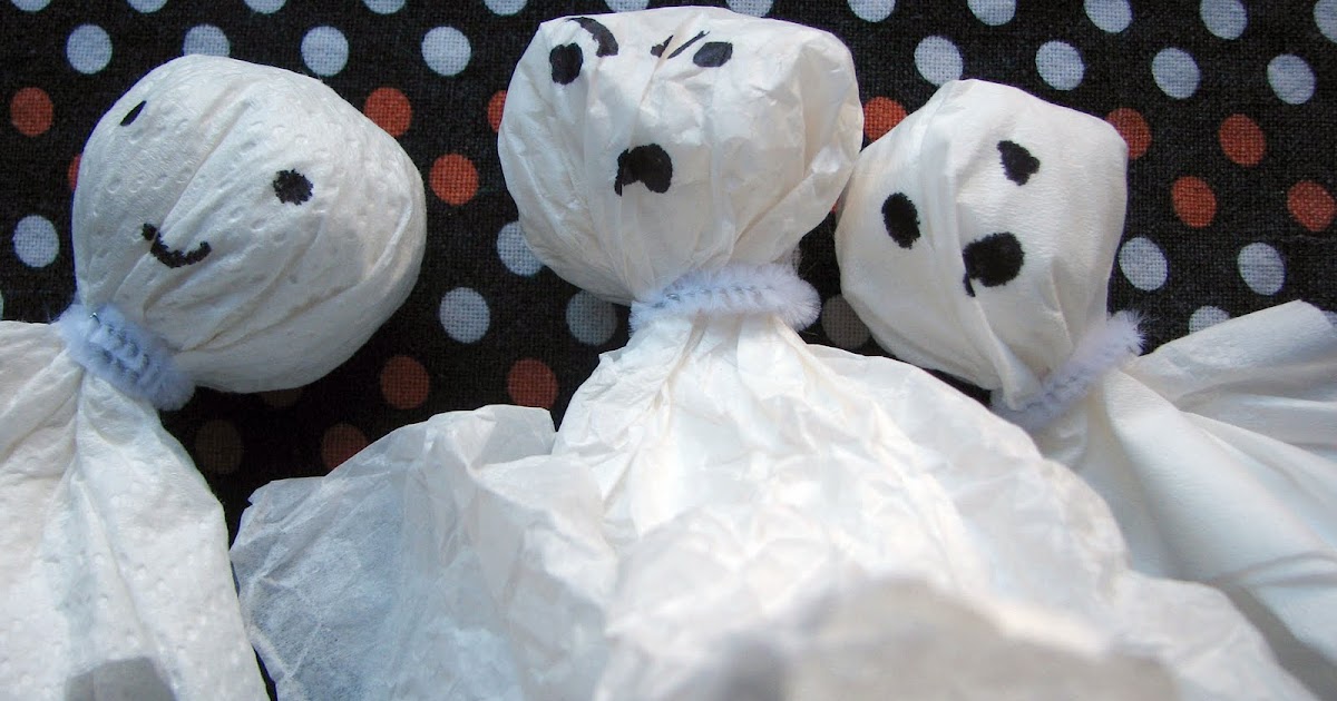 scrumdillydo! halloween fun tissue ghosts