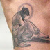 David Beckham jessus tattoo design