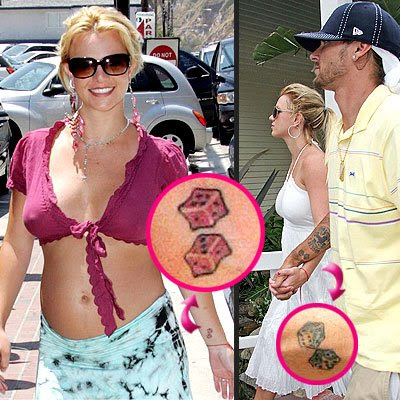Britney spears fairy tattoo