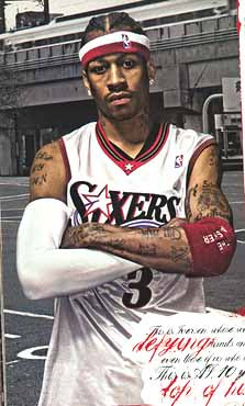 Allen Iverson tattoo images