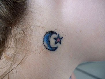 picture of Blue star tattoo