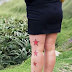 Star tattoo designs on foot