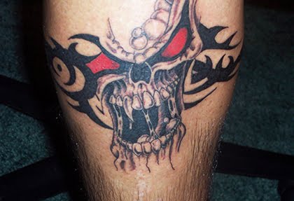 Tribal skull tattooto get unique