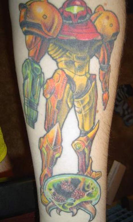 Cool Video Game Character Tattoos