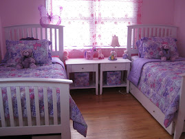 The girls' new bedroom