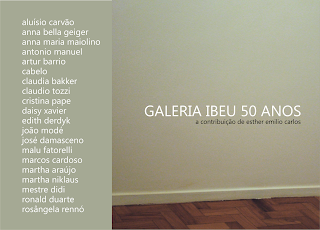 Convite Final Galeria Ibeu 50 anos: A contribuição de Esther Emilio Carlos