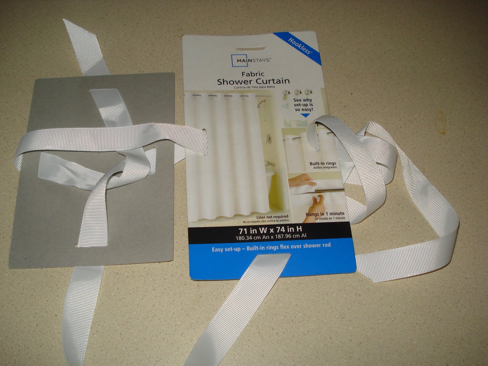 And one more equals FOUR RECYCLE...Shower Curtain Painting Apron